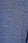 Bluza dama StarShinerS albastru-deschis casual asimetrica cu croi larg din material tricotat cu volanase 4 - StarShinerS.ro