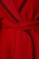 Red cardigan detachable cord 4 - StarShinerS.com