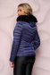 Blue jacket tented from slicker with furry hood 2 - StarShinerS.com