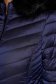 Blue jacket tented from slicker with furry hood 5 - StarShinerS.com