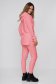 Lightpink sport 2 pieces loose fit with pockets with undetachable hood 2 - StarShinerS.com