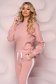 Lightpink sport 2 pieces cotton with tented cut the pants have pockets 4 - StarShinerS.com