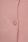 Palton Artista roz prafuit elegant cambrat din material fin la atingere cu buzunare 5 - StarShinerS.ro