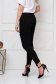 Black jeans skinny jeans with medium waist small rupture of material 4 - StarShinerS.com