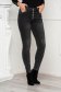 Black jeans high waisted skinny jeans with buttons 1 - StarShinerS.com