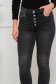 Black jeans high waisted skinny jeans with buttons 4 - StarShinerS.com