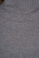 Grey women`s blouse knitted tented with turtle neck 4 - StarShinerS.com