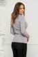 Grey women`s blouse knitted tented 2 - StarShinerS.com