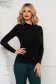 Black women`s blouse knitted tented with turtle neck 1 - StarShinerS.com