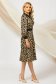 Dress cloche from satin fabric texture side zip fastening 2 - StarShinerS.com