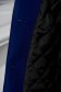 Palton din stofa albastru cambrat cu guler din blana - Artista 6 - StarShinerS.ro