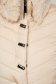 Cream jacket from slicker fur collar detachable cord tented 5 - StarShinerS.com