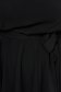 Rochie din voal neagra in clos cu elastic in talie si decolteu cazut - StarShinerS 5 - StarShinerS.ro