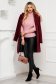 Lightpink women`s blouse elastic cotton with turtle neck with pearls tented 3 - StarShinerS.com