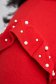 Rochie din tricot rosie scurta tip creion cu aplicatii cu perle si volanase - SunShine 5 - StarShinerS.ro