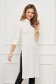 Ivory with tented cut long women`s blouse lycra - StarShinerS 2 - StarShinerS.com