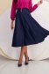 Fusta din stofa elastica bleumarin midi in clos - StarShinerS 5 - StarShinerS.ro