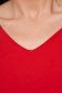 Rochie plisata din crep rosie cu un croi drept - Lady Pandora 5 - StarShinerS.ro
