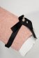 Cardigan SunShine roz deschis office tricotat cu manseta plisata 5 - StarShinerS.ro