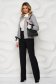 Cardigan SunShine gri office tricotat cu manseta plisata 3 - StarShinerS.ro