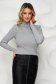 Grey women`s blouse knitted tented strass 1 - StarShinerS.com