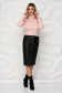 Bluza dama SunShine roz deschis tricotata mulata cu pietre strass cu fir stralucitor 3 - StarShinerS.ro