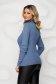Bluza dama SunShine albastra tricotata mulata cu pietre strass cu fir stralucitor 2 - StarShinerS.ro