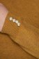 Bluza dama din tricot fin mustarie cu decupaje in material si perle - SunShine 5 - StarShinerS.ro