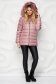 Lightpink jacket from slicker with faux fur accessory 3 - StarShinerS.com