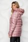 Lightpink jacket from slicker with faux fur accessory 2 - StarShinerS.com