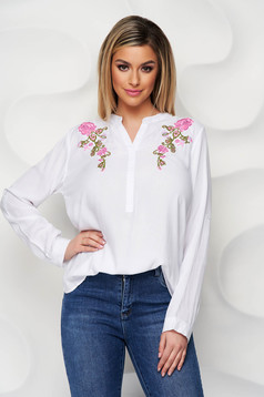 Women`s blouse loose fit cotton