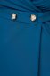 Turquoise dress pencil wrap around midi cloth blazer type 5 - StarShinerS.com