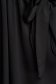Bluza dama din satin neagra cu croi larg si guler care se leaga cu o funda satinata - SunShine 5 - StarShinerS.ro