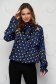 Bluza dama din satin cu croi larg si guler tip esarfa - SunShine 1 - StarShinerS.ro