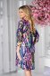 Rochie StarShinerS scurta cu croi larg din stofa elastica cu imprimeuri grafice 2 - StarShinerS.ro