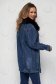 Blue jacket denim with faux fur accessory straight 4 - StarShinerS.com