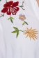 Bluza dama din bumbac cu croi larg si guler cu broderie florala - SunShine 5 - StarShinerS.ro