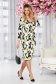 Rochie din lycra midi tip creion petrecuta cu imprimeu floral - StarShinerS 4 - StarShinerS.ro