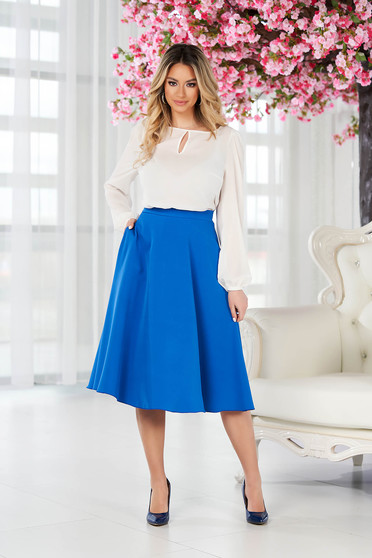 Skirts, StarShinerS blue elegant cloche skirt cloth high waisted - StarShinerS.com
