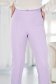 Lila trousers high waisted conical long slightly elastic fabric - StarShinerS 4 - StarShinerS.com