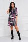 Dress loose fit short cut crepe with rounded cleavage - StarShinerS 4 - StarShinerS.com