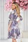 Rochie StarShinerS din stofa usor elastica midi in clos cu buzunare 2 - StarShinerS.ro
