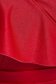 Rochie din material elastic rosie midi tip creion cu volanase pe linia decolteului - StarShinerS 5 - StarShinerS.ro