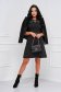 Black dress cloche cloth high shoulders - StarShinerS 4 - StarShinerS.com
