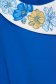 Rochie din stofa elastica scurta in clos cu imprimeu floral unic si cu guler - StarShinerS 4 - StarShinerS.ro
