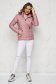 Geaca de primavara SunShine roz prafuit scurta cambrata din fas subtire 2 - StarShinerS.ro