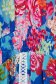 Rochie din voal albastra in clos cu elastic in talie si imprimeu floral - SunShine 4 - StarShinerS.ro