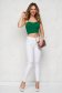Green top shirt textured crepe molded soft cups provide support and shape short cut 4 - StarShinerS.com