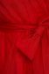 Rochie rosie din tul in clos accesorizata cu cordon si rijelina 4 - StarShinerS.ro