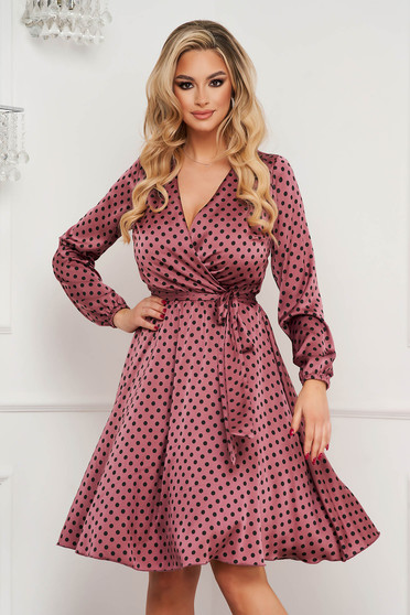 Day dresses, Dress cloche with elastic waist from satin midi - StarShinerS - StarShinerS.com